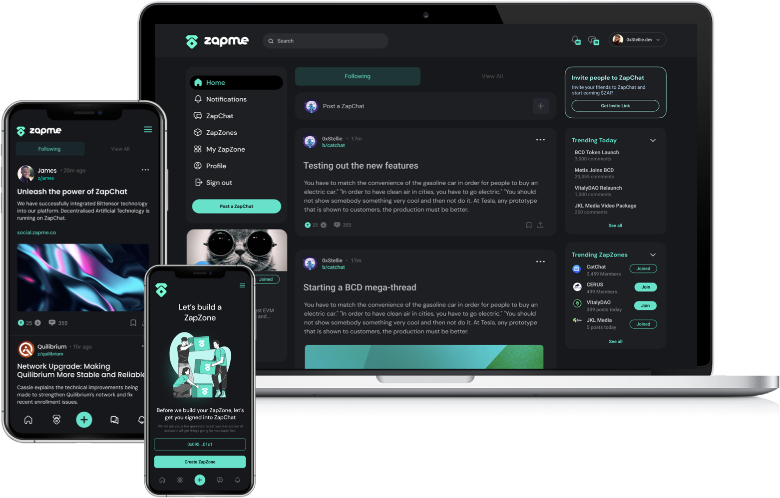 Social media devices